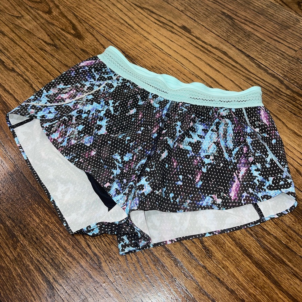 Lululemon Lined Split Leg Running Shorts